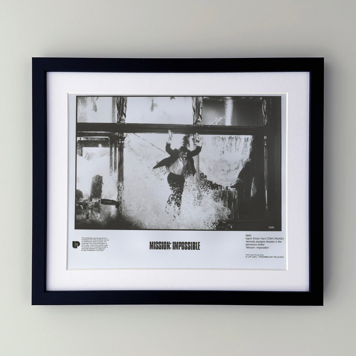 Mission Impossible 1996 Film Movie Press Publicity Still Framed