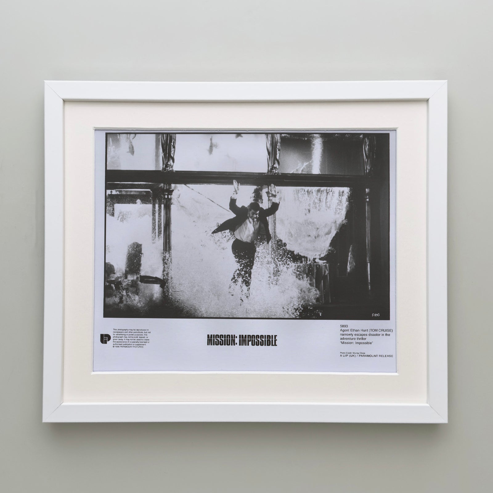 Mission Impossible 1996 Film Movie Press Publicity Still Framed