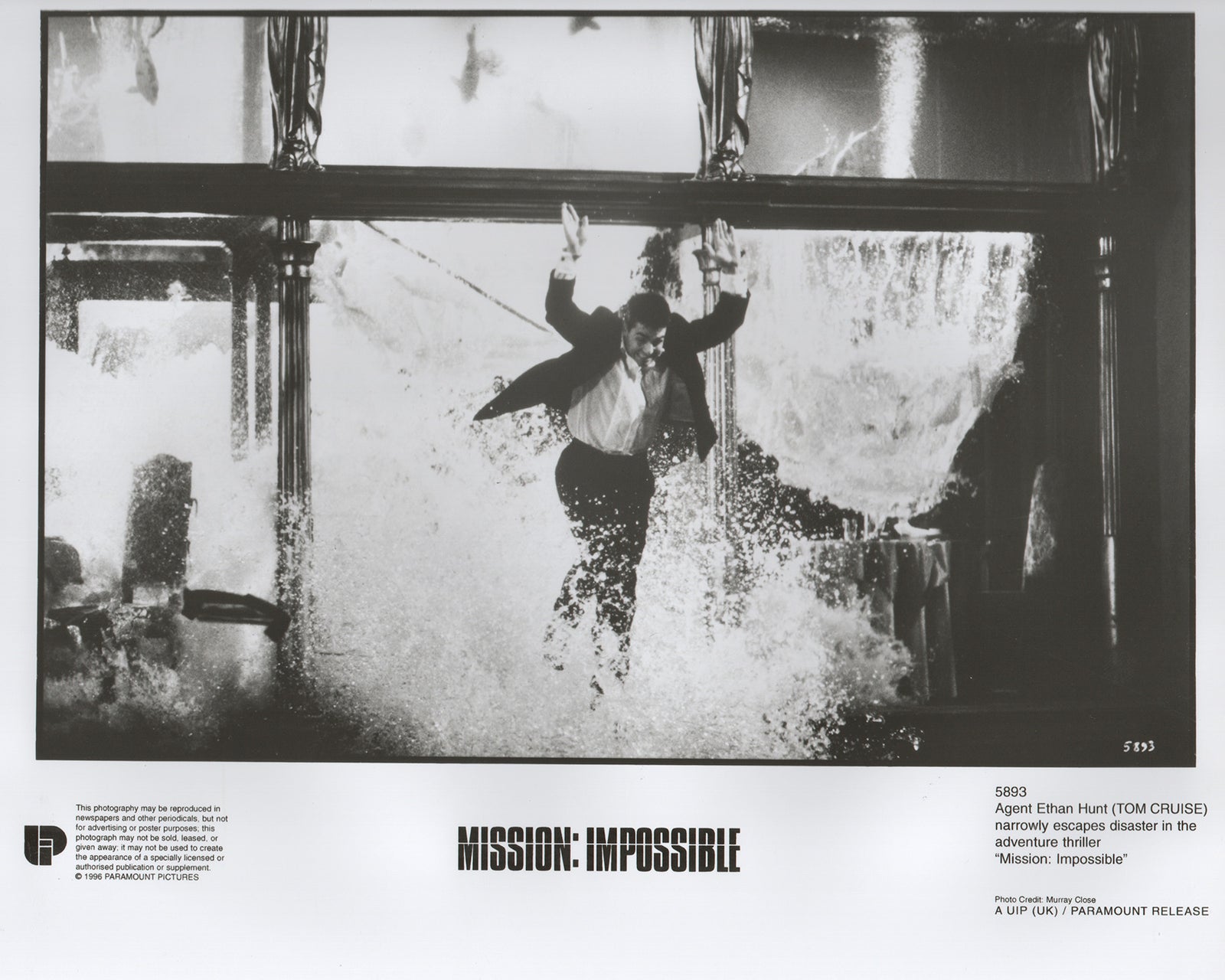Mission Impossible 1996 Film Movie Press Publicity Still Framed