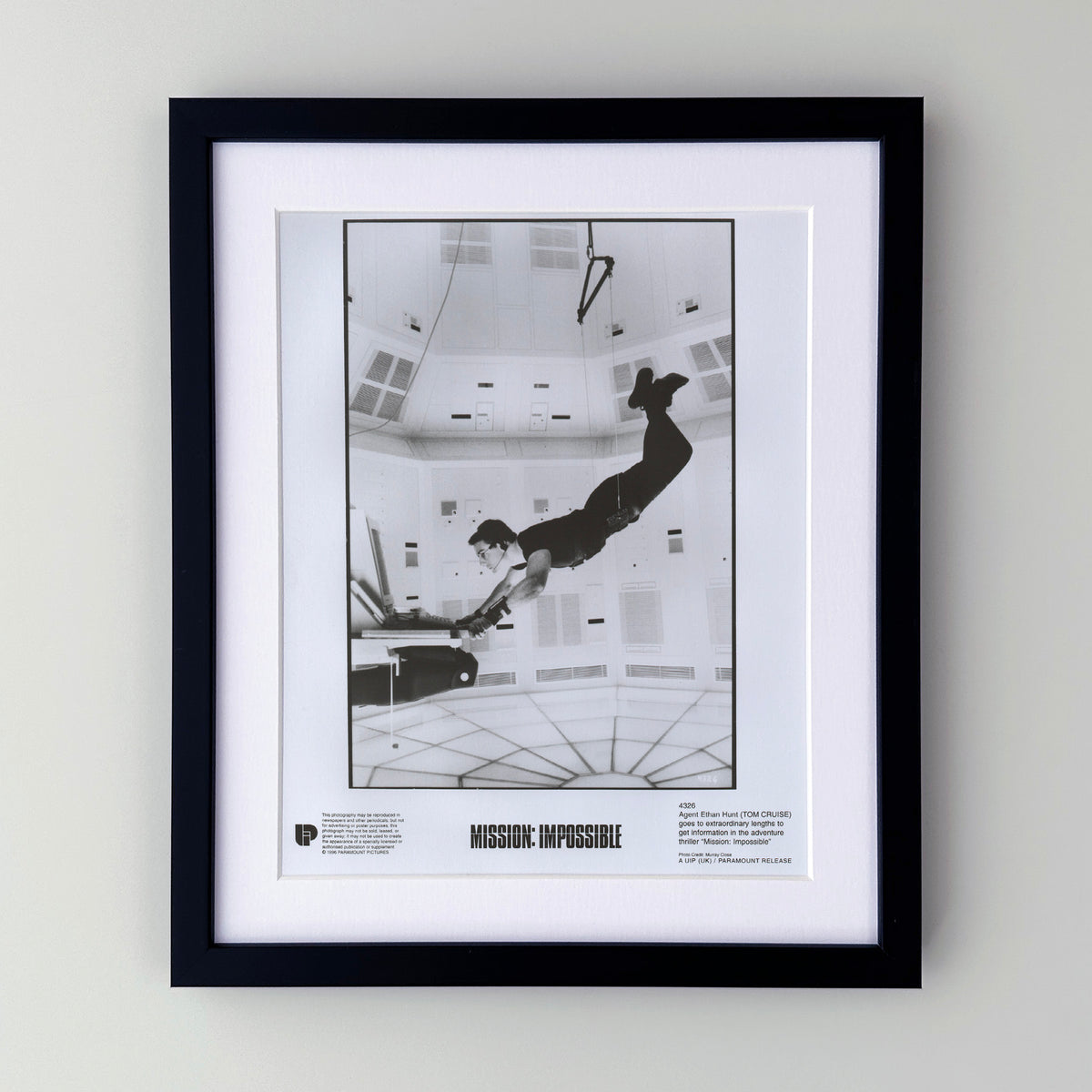 Mission Impossible 1996 Film Movie Press Publicity Still Framed