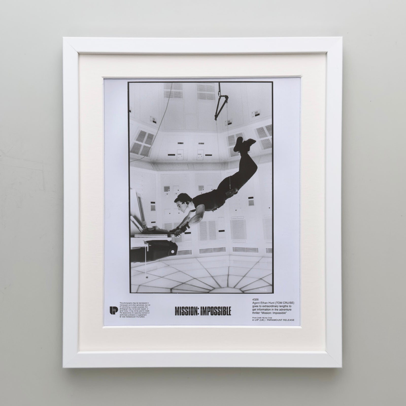 Mission Impossible 1996 Film Movie Press Publicity Still Framed