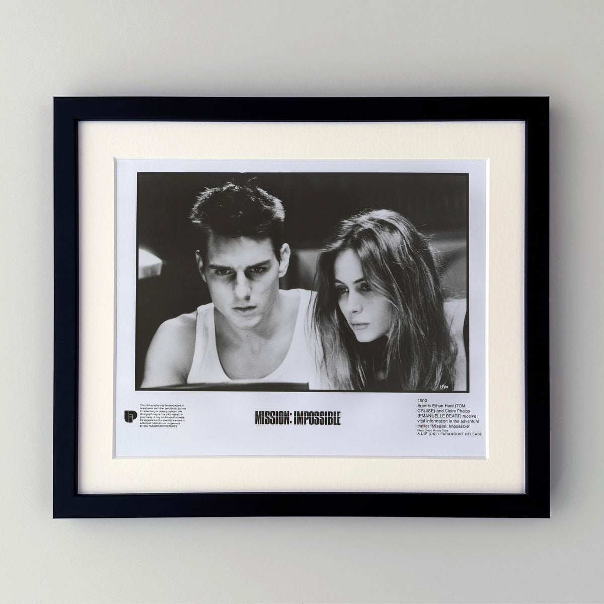 Mission Impossible 1996 Film Movie Press Publicity Still Framed