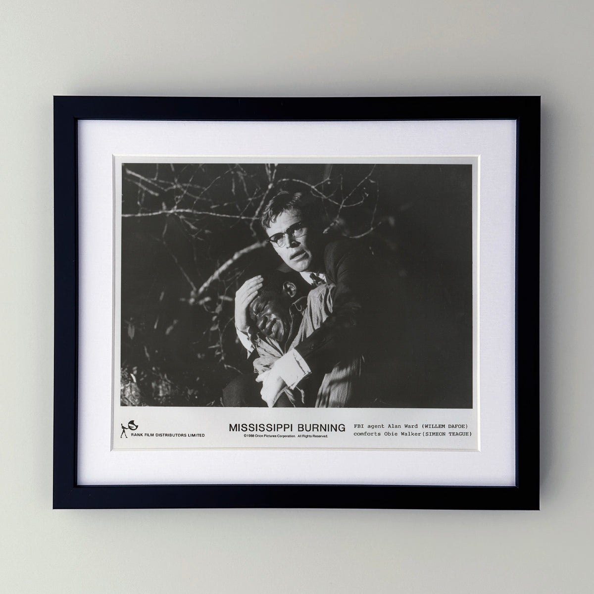 Mississippi Burning 1988 Film Movie Press Publicity Still Framed