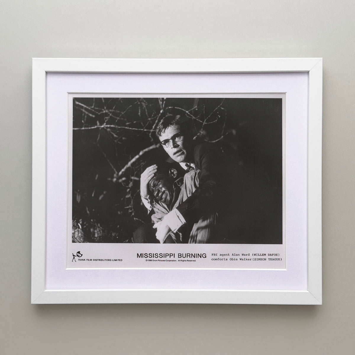 Mississippi Burning 1988 Film Movie Press Publicity Still Framed