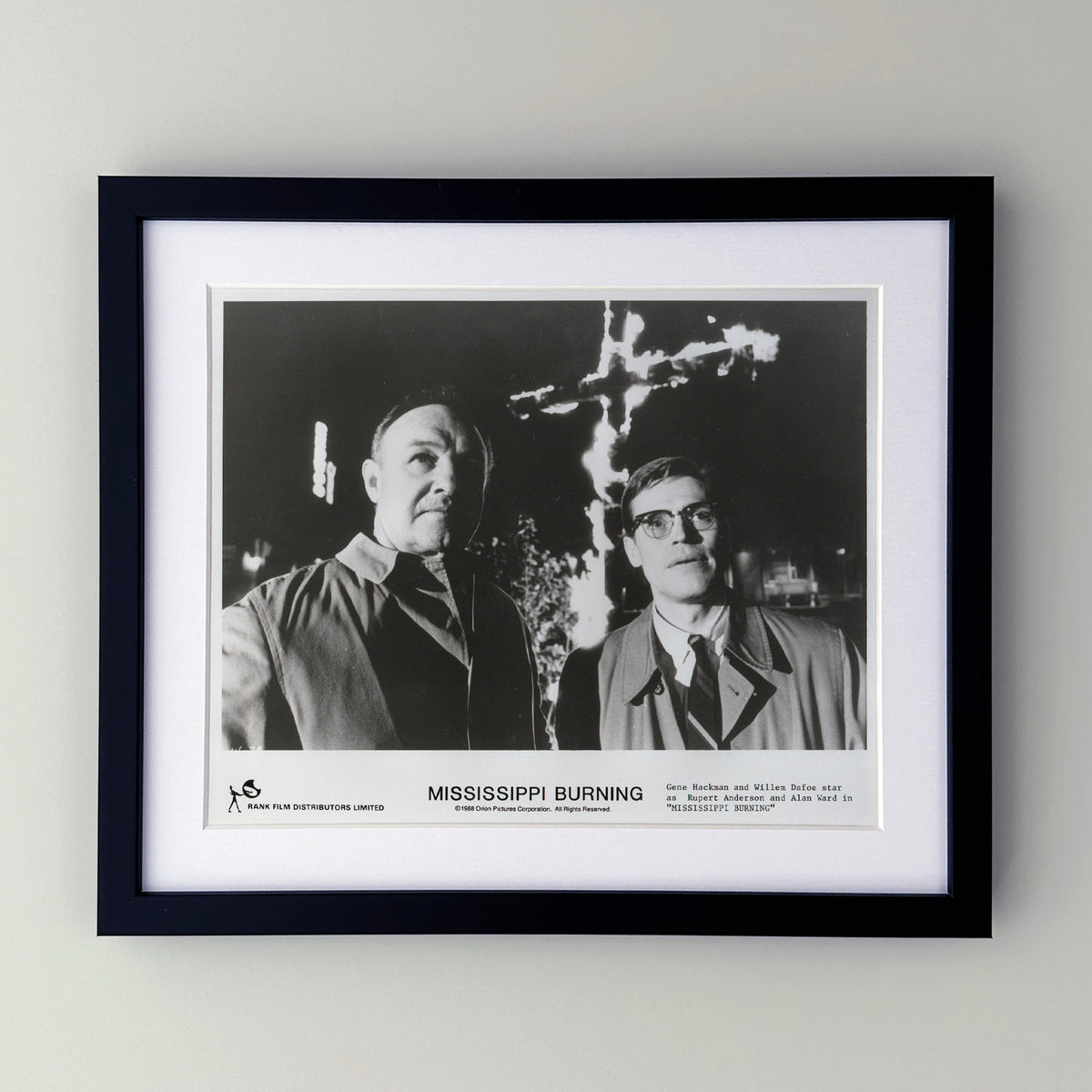 Mississippi Burning 1988 Film Movie Press Publicity Still Framed
