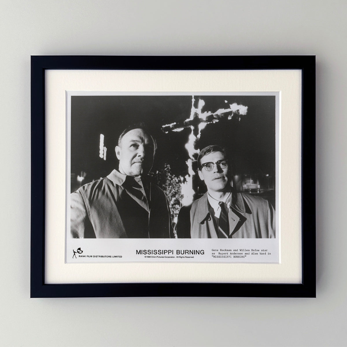 Mississippi Burning 1988 Film Movie Press Publicity Still Framed
