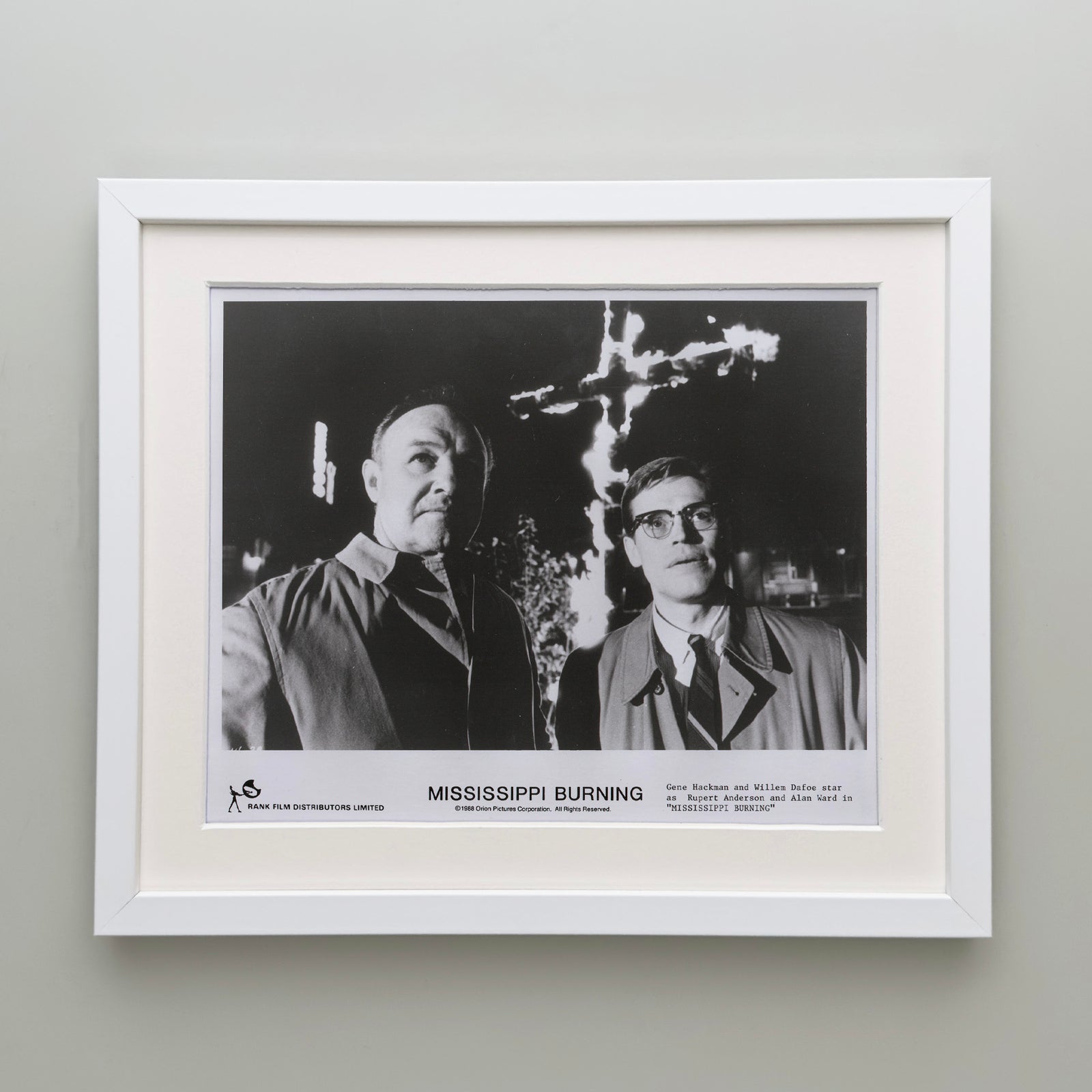 Mississippi Burning 1988 Film Movie Press Publicity Still Framed