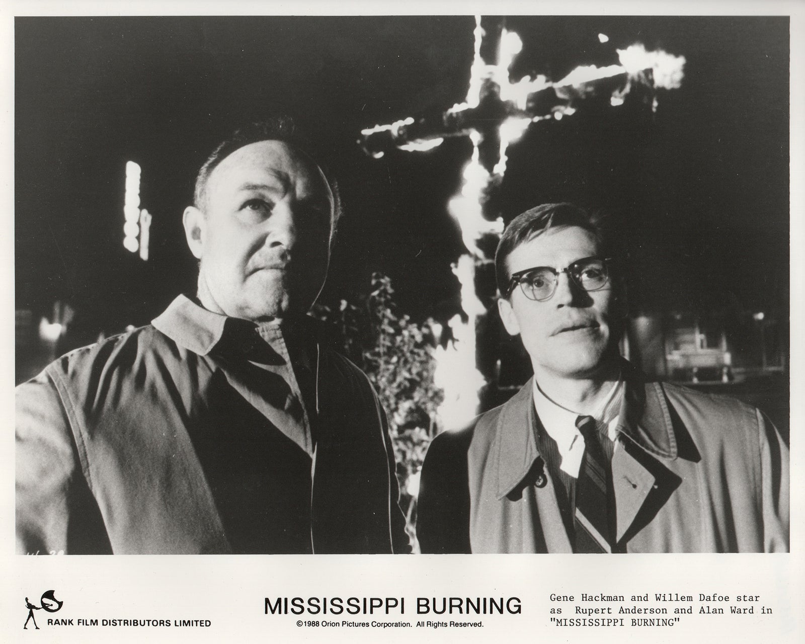 Mississippi Burning 1988 Film Movie Press Publicity Still Framed
