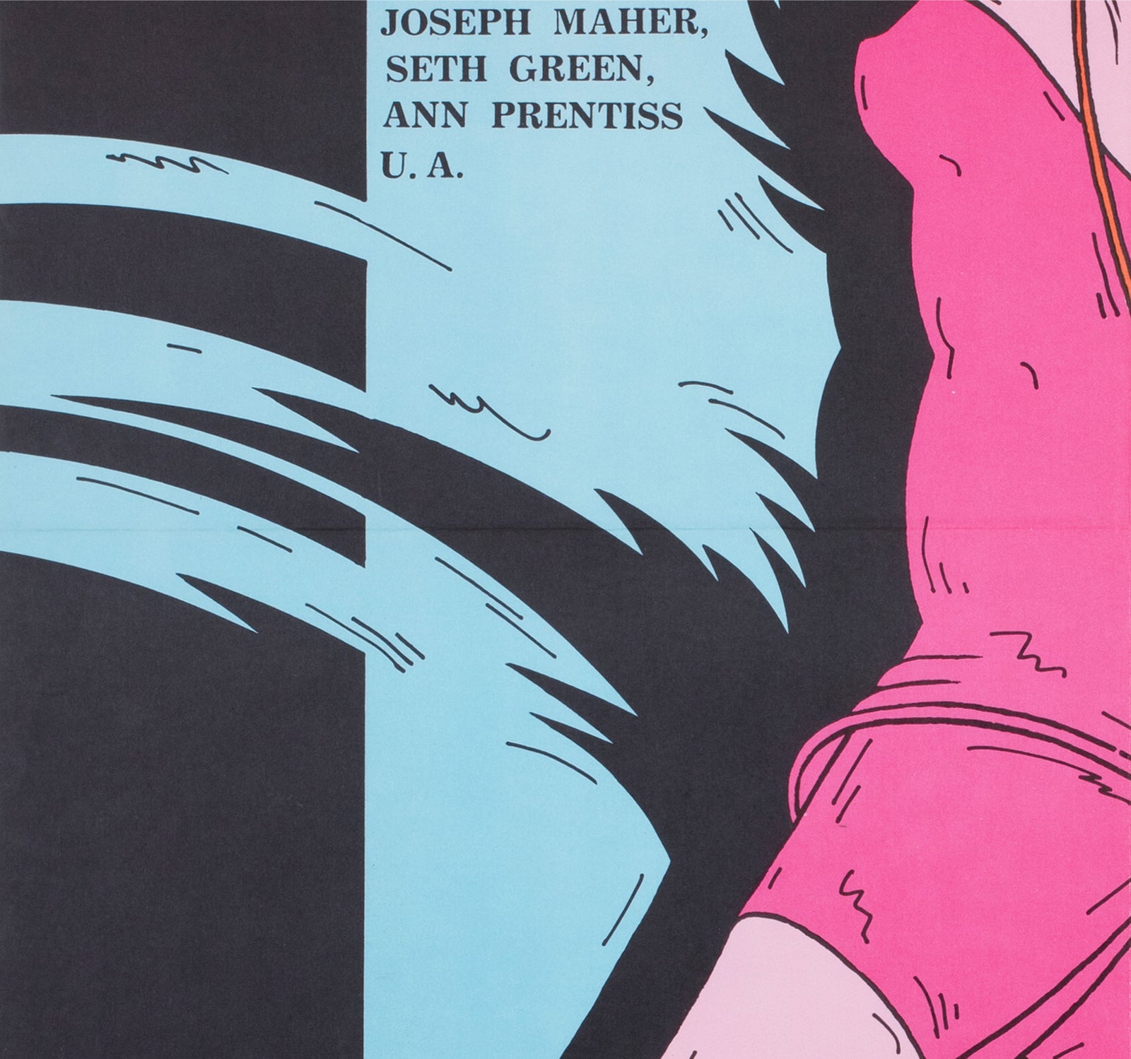 My Stepmother is an Alien 1990 East German A1 Film Poster Labowski - detail