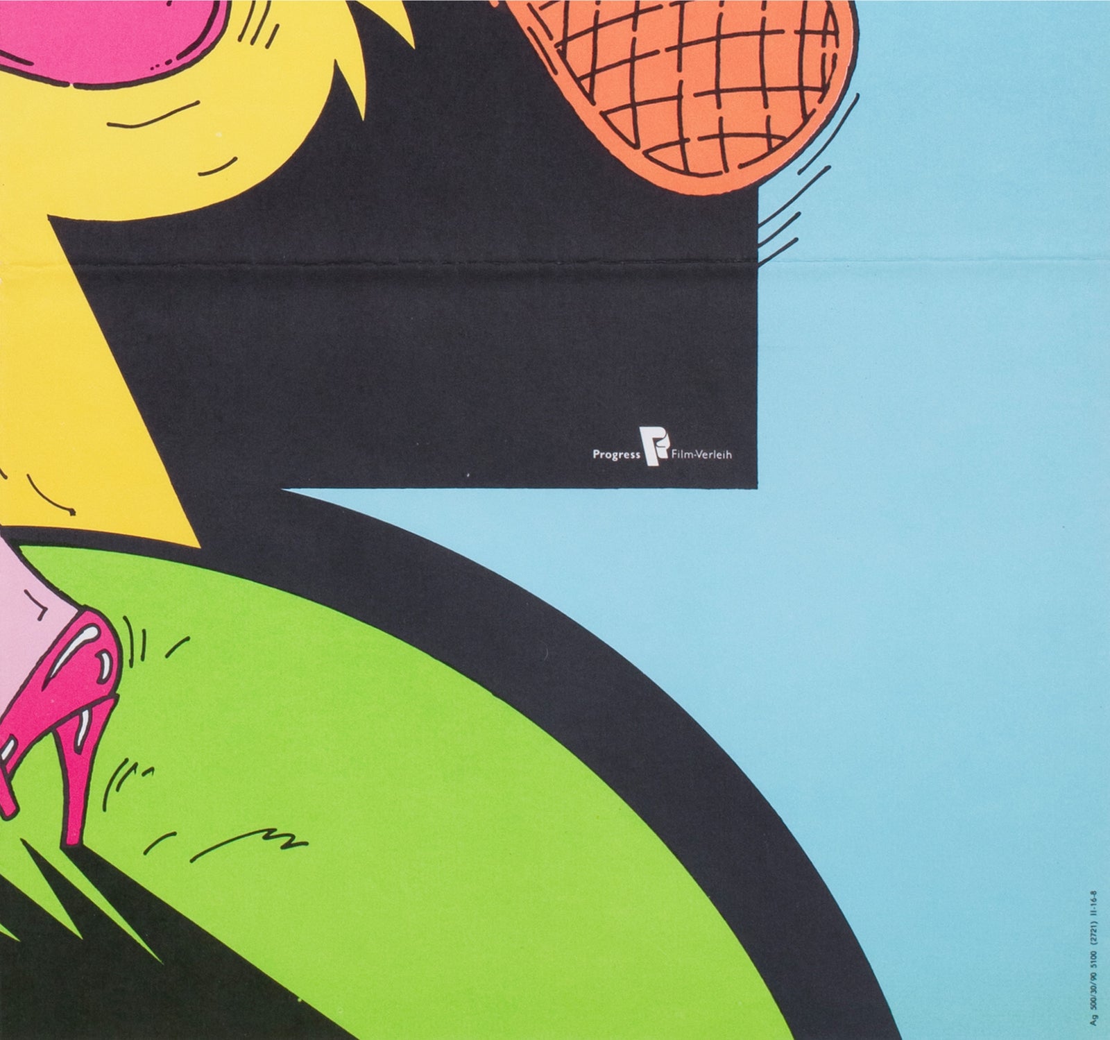 My Stepmother is an Alien 1990 East German A1 Film Poster Labowski - detail