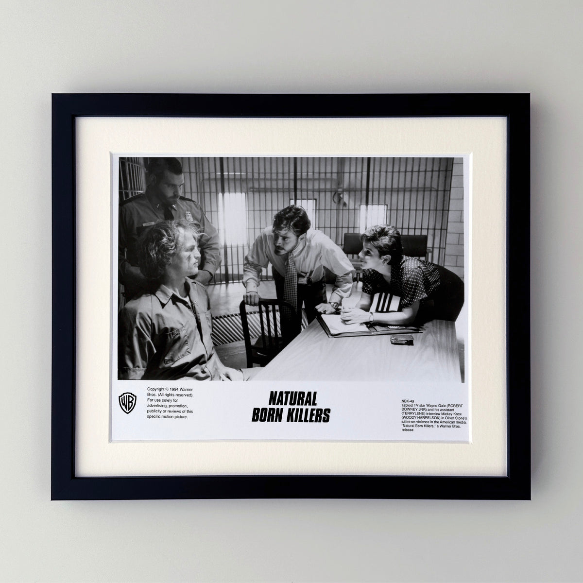 Natural Born Killers 1994 Publicity Film Movie Press Still Framed