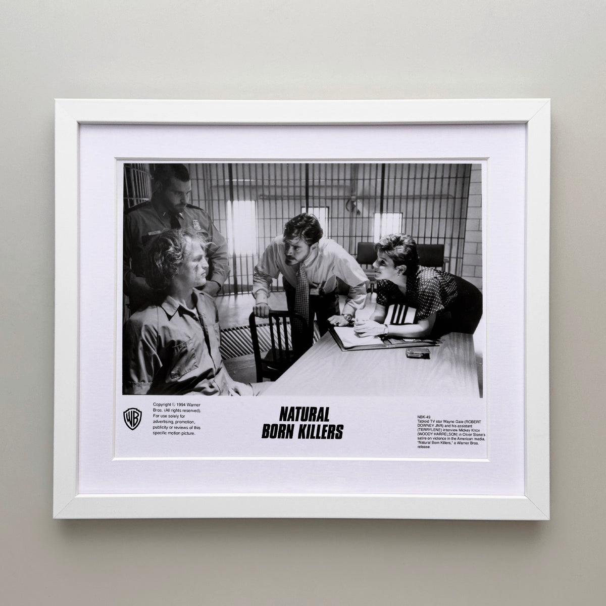 Natural Born Killers 1994 Publicity Film Movie Press Still Framed