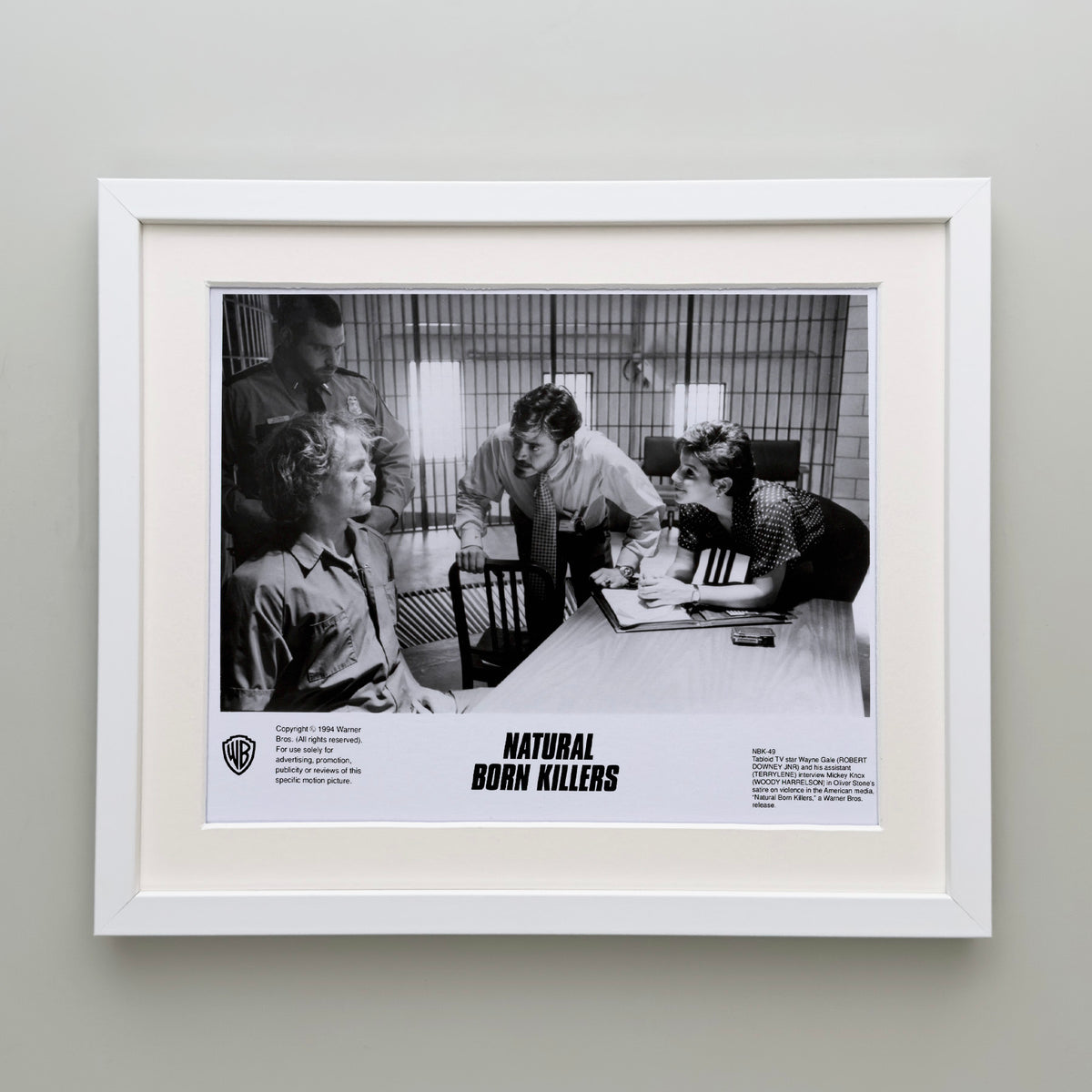 Natural Born Killers 1994 Publicity Film Movie Press Still Framed