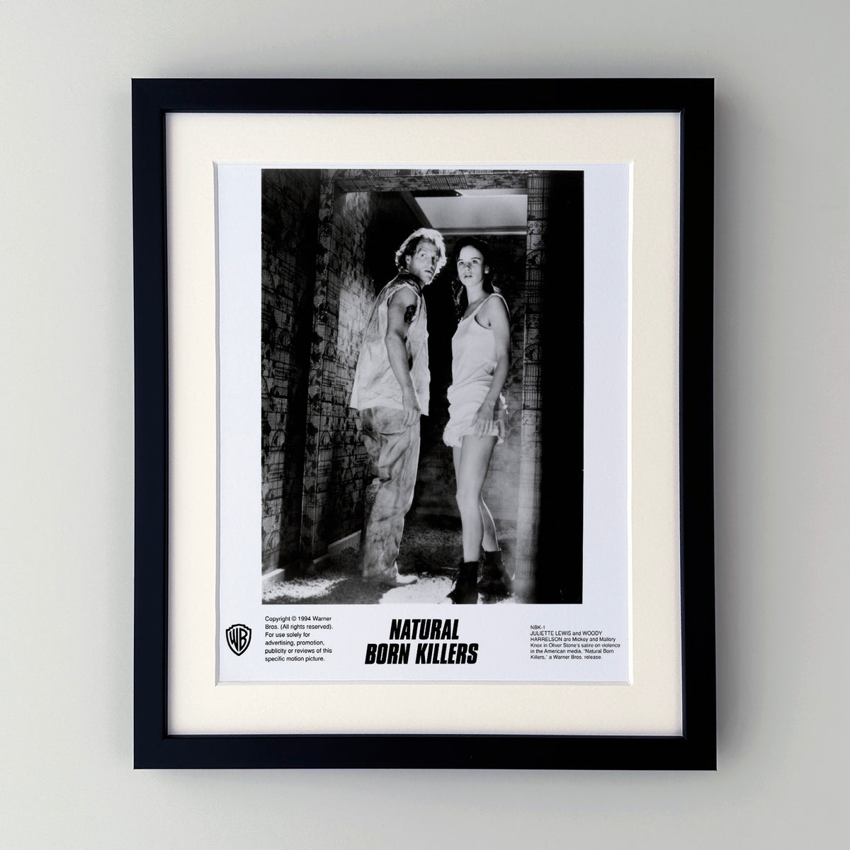 Natural Born Killers 1994 Publicity Film Movie Press Still Framed