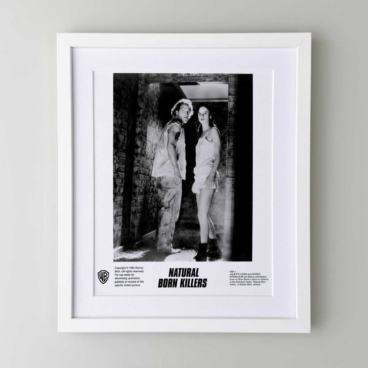 Natural Born Killers 1994 Publicity Film Movie Press Still Framed