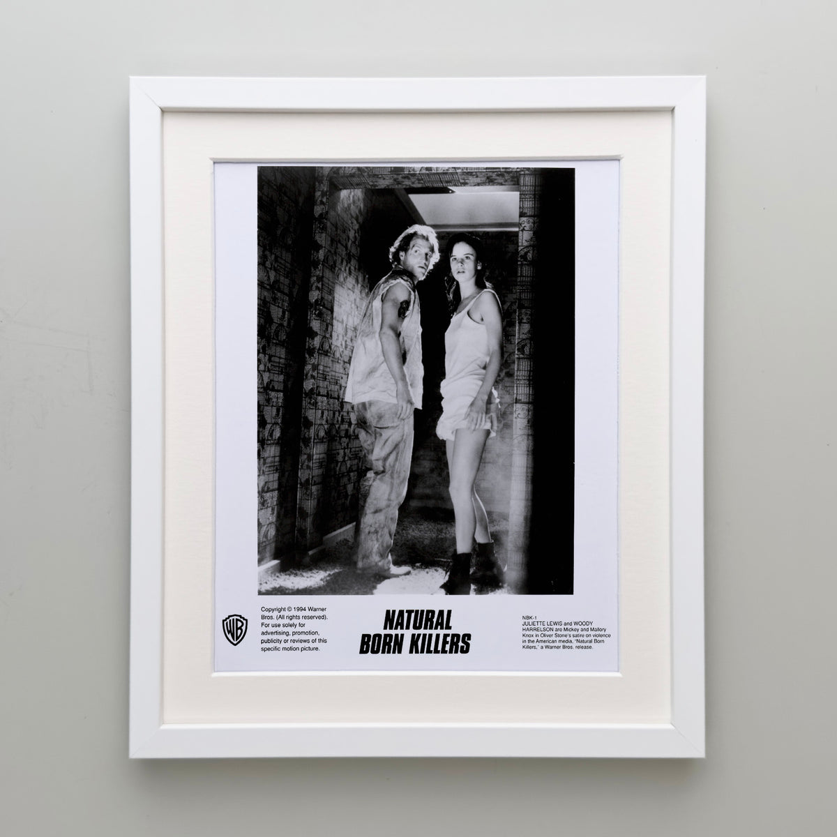 Natural Born Killers 1994 Publicity Film Movie Press Still Framed