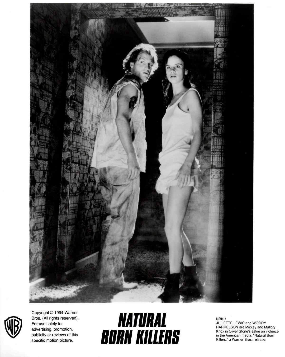 Natural Born Killers 1994 Publicity Film Movie Press Still Framed