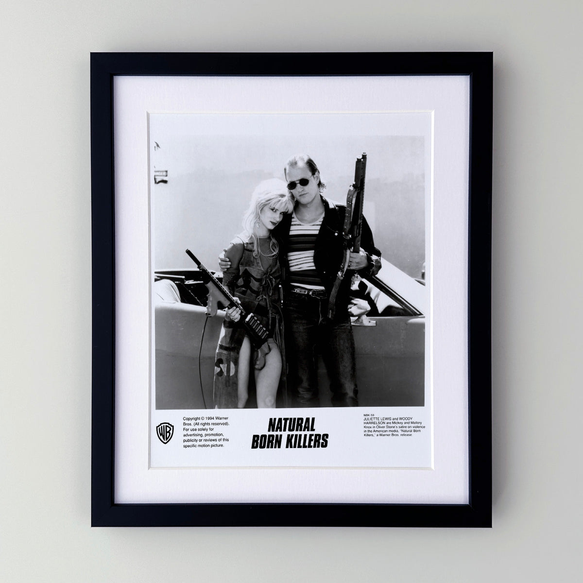Natural Born Killers 1994 Publicity Film Movie Press Still Framed