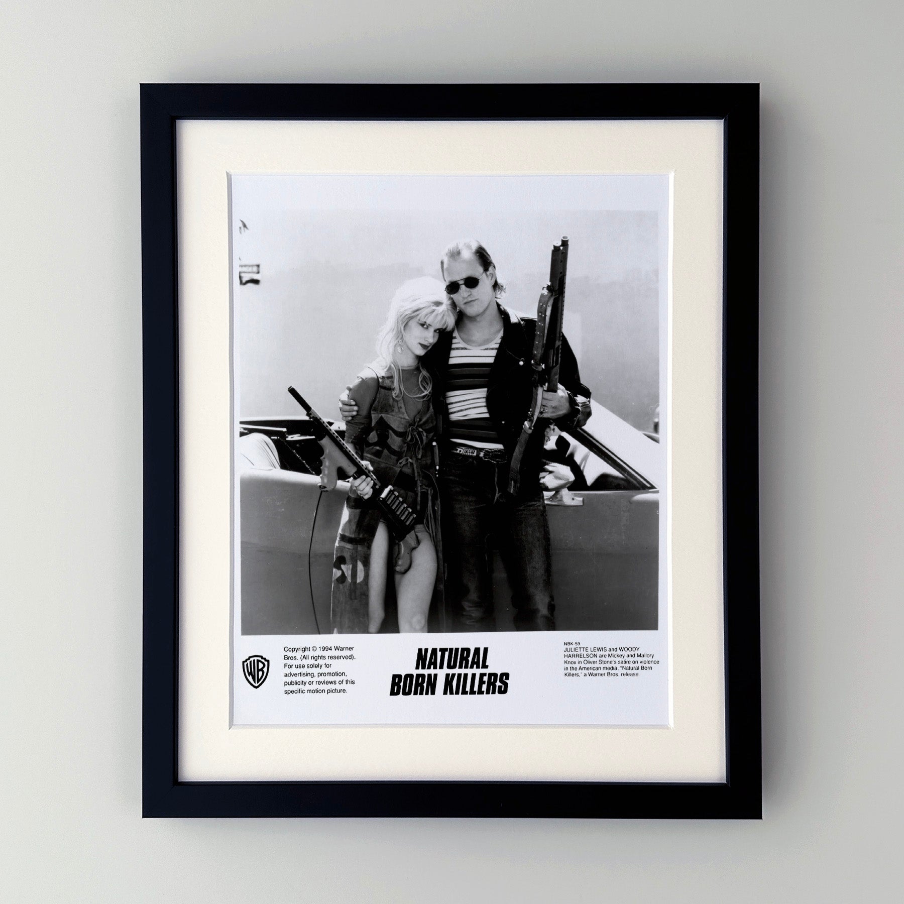 Natural Born Killers 1994 Publicity Film Movie Press Still Framed
