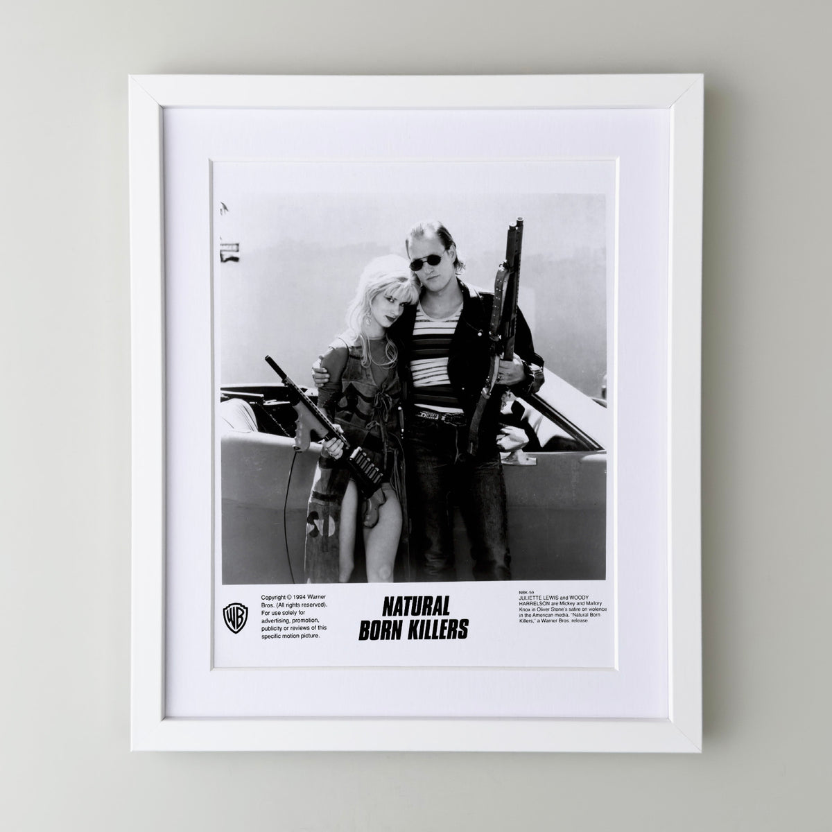 Natural Born Killers 1994 Publicity Film Movie Press Still Framed