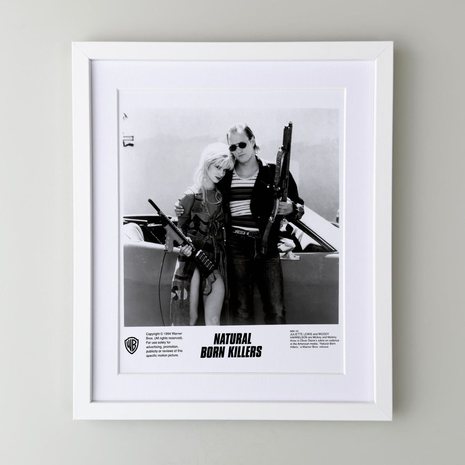 Natural Born Killers 1994 Publicity Film Movie Press Still Framed