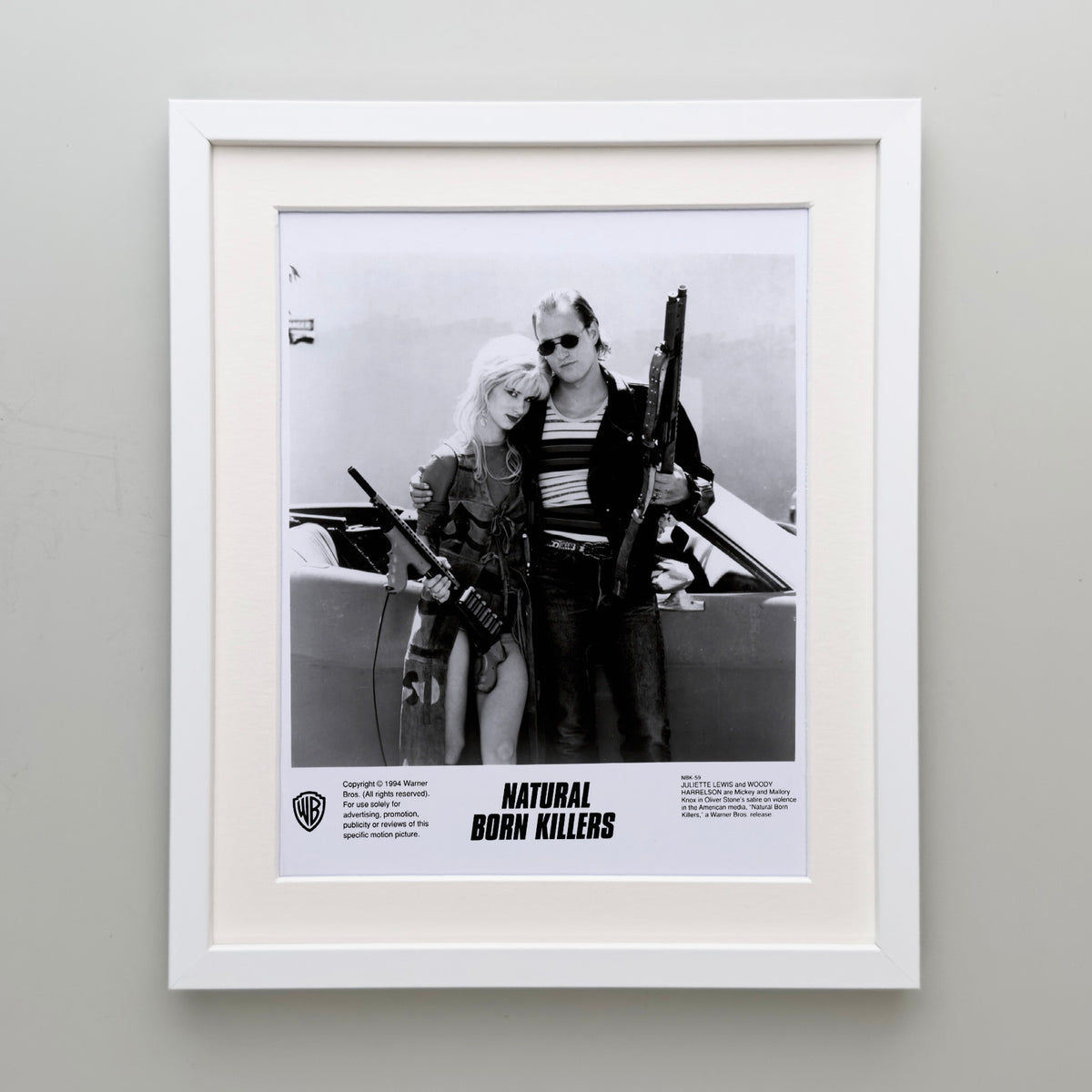 Natural Born Killers 1994 Publicity Film Movie Press Still Framed