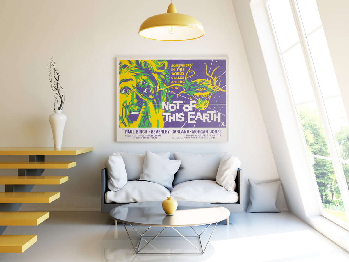 Not of This Earth 1957 UK Quad Film Movie Poster