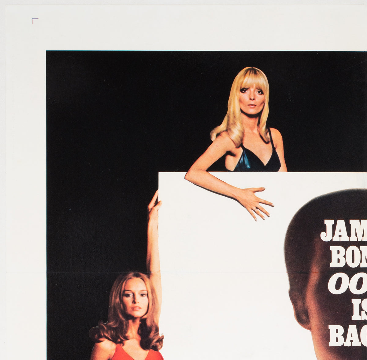 On Her Majesty's Secret Service 1969 US 1 Sheet Advance Film Movie Poster - detail