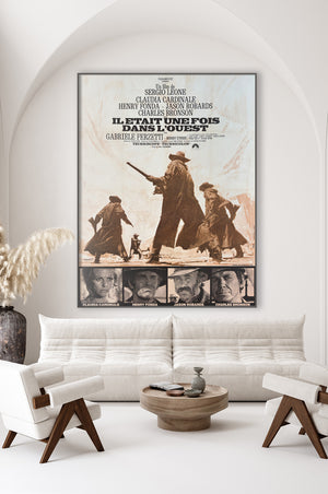 Once Upon a Time in the West 1969 French Grande Film Movie Poster, Michel Landi