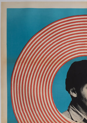 One Flew Over the Cuckoo's Nest R1970s Italian 2 Foglio Film Movie Poster - detail