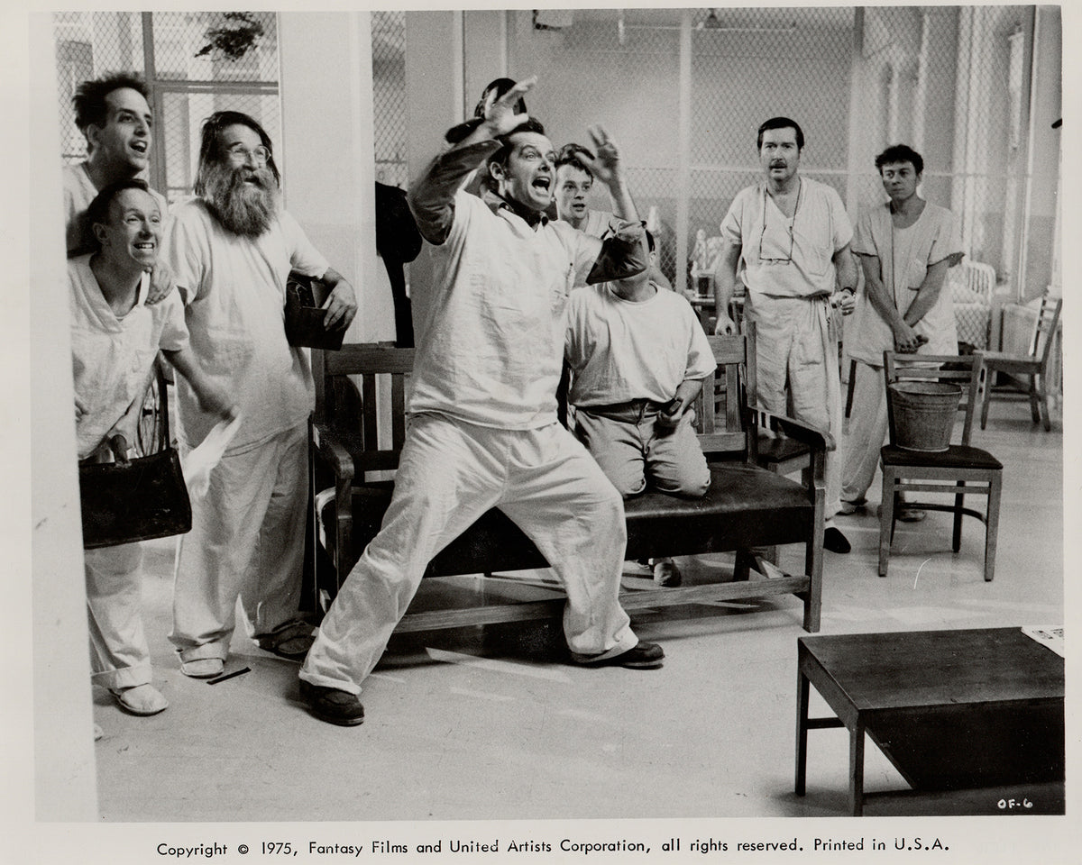 One Flew Over the Cuckoos Nest (1975) Film Movie Press Publicity Still Framed
