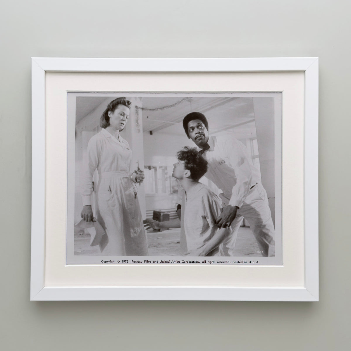 One Flew Over the Cuckoos Nest (1975) Film Movie Press Publicity Still Framed