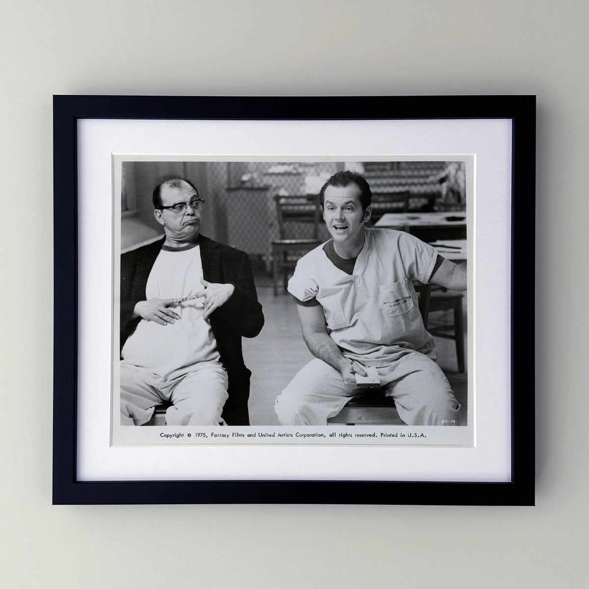 One Flew Over the Cuckoos Nest (1975) Film Movie Press Publicity Still Framed