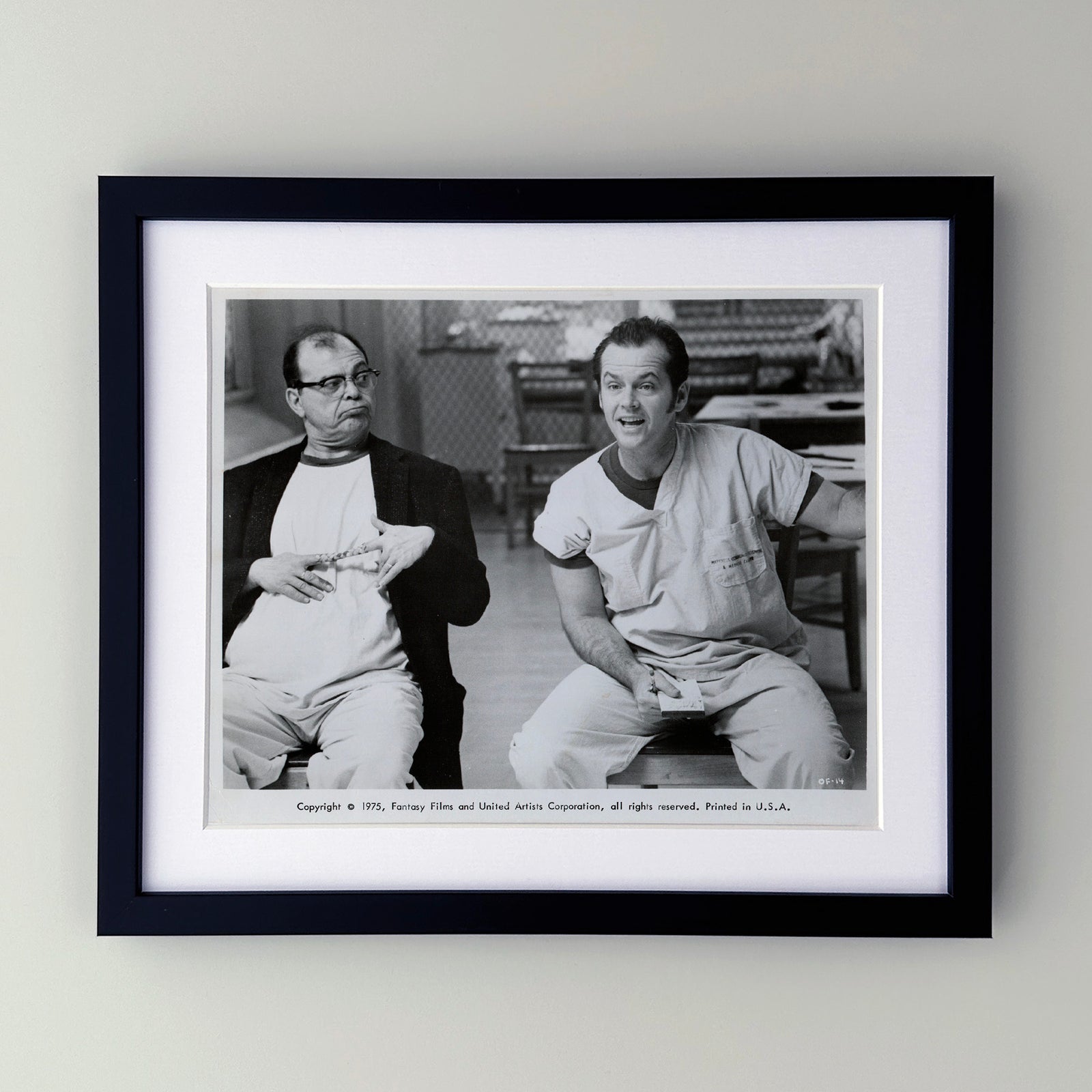 One Flew Over the Cuckoos Nest (1975) Film Movie Press Publicity Still Framed