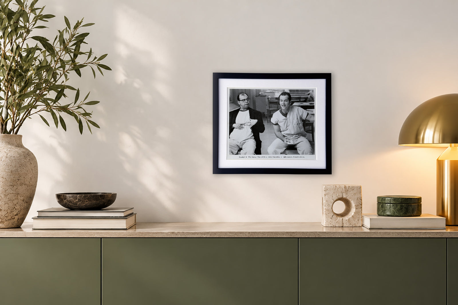 One Flew Over the Cuckoos Nest (1975) Film Movie Press Publicity Still Framed