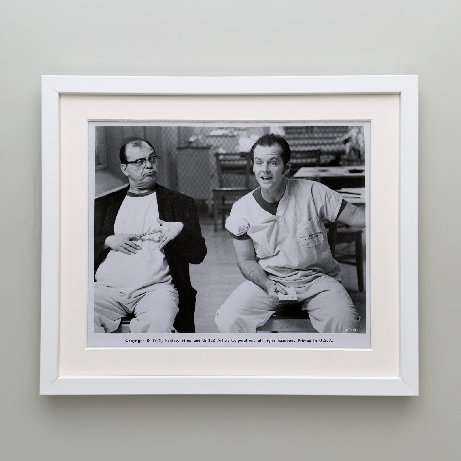 One Flew Over the Cuckoos Nest (1975) Film Movie Press Publicity Still Framed