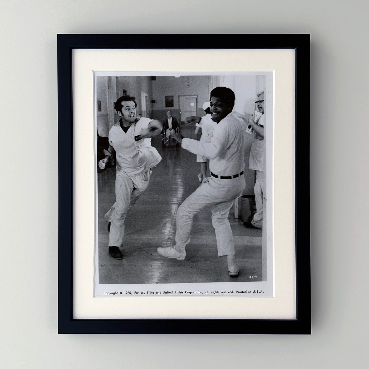 One Flew Over the Cuckoos Nest (1975) Film Movie Press Publicity Still Framed