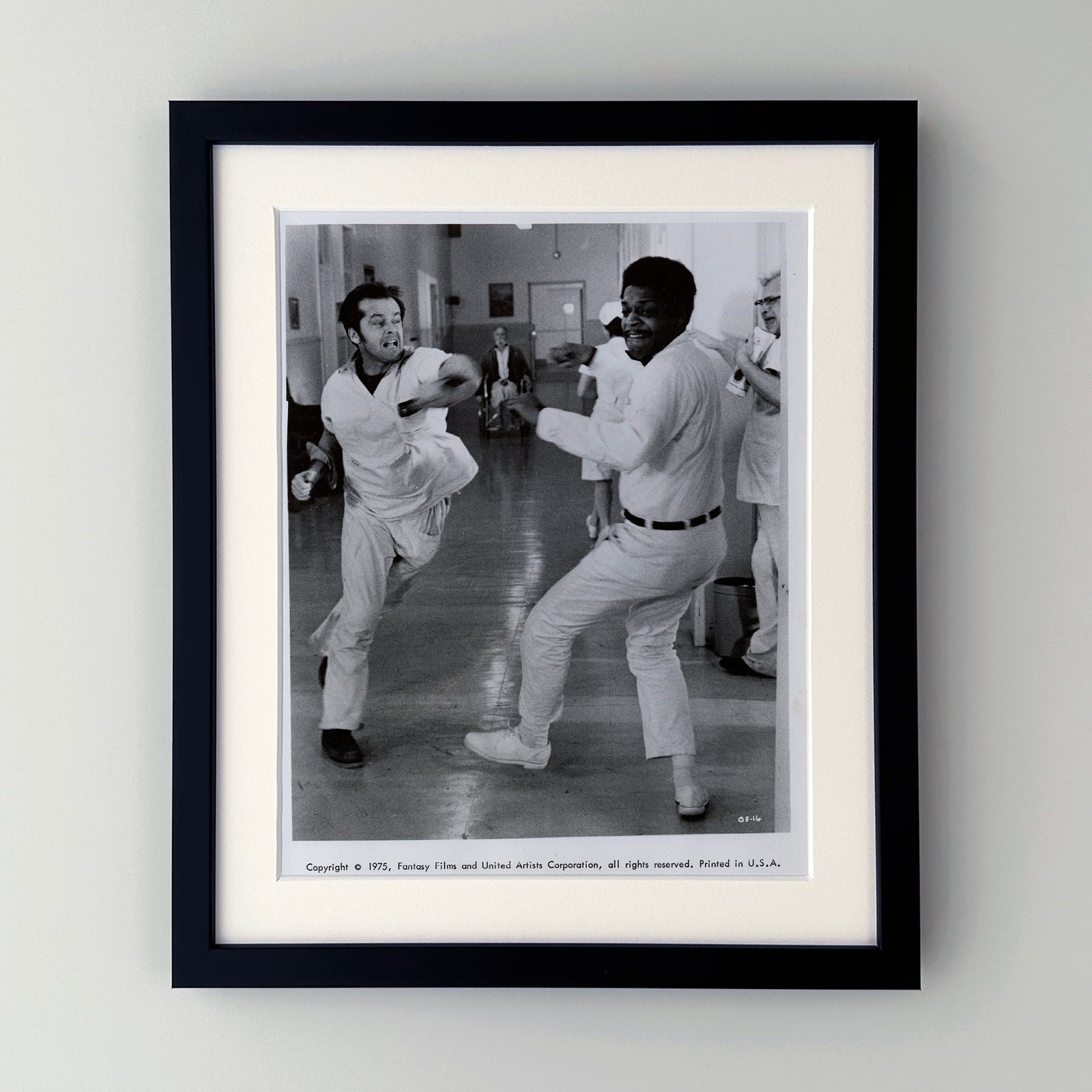 One Flew Over the Cuckoos Nest (1975) Film Movie Press Publicity Still Framed