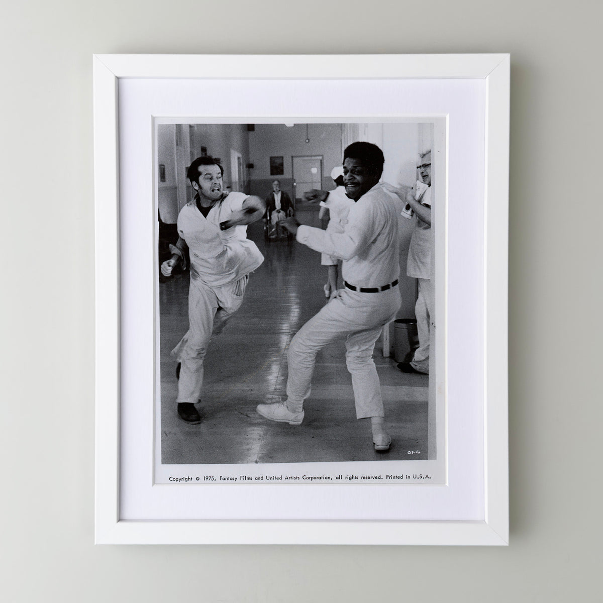 One Flew Over the Cuckoos Nest (1975) Film Movie Press Publicity Still Framed