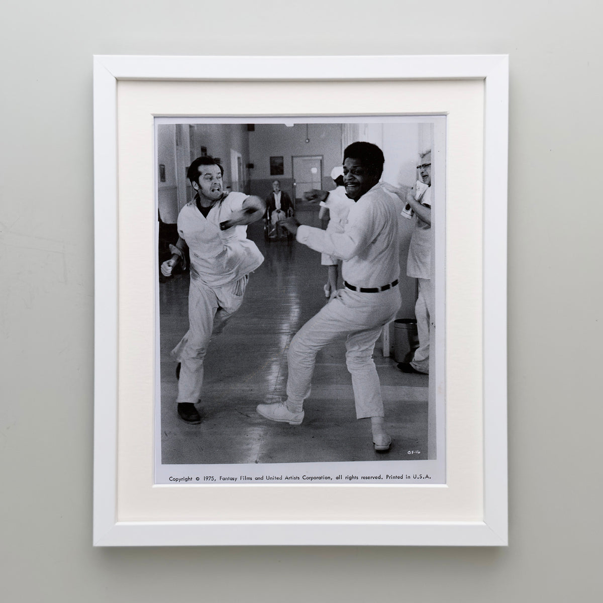 One Flew Over the Cuckoos Nest (1975) Film Movie Press Publicity Still Framed