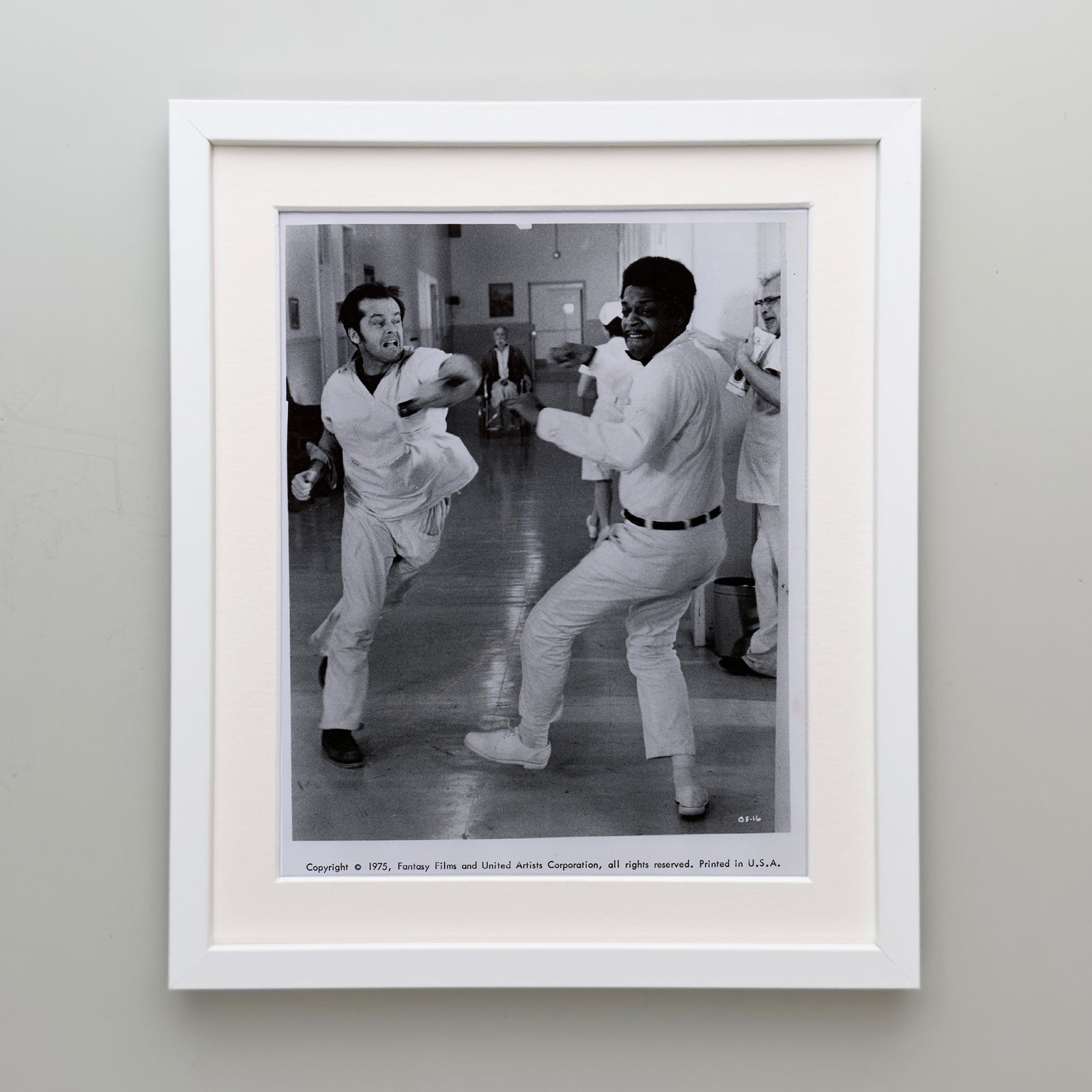 One Flew Over the Cuckoos Nest (1975) Film Movie Press Publicity Still Framed