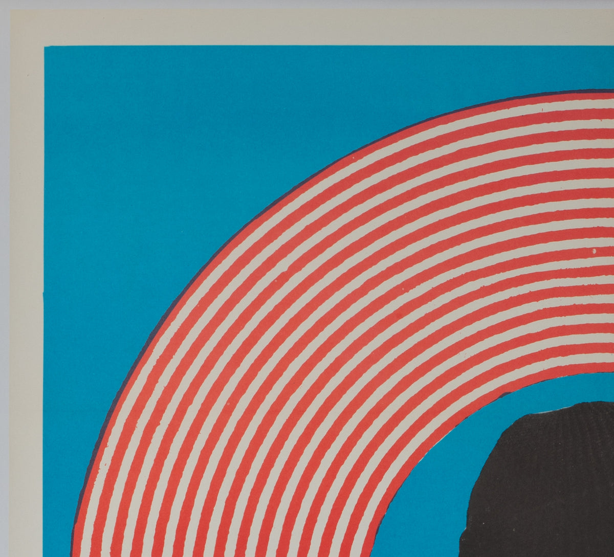 One Flew Over the Cuckoo's Nest R1970s Italian 2 Foglio Film Movie Poster - detail