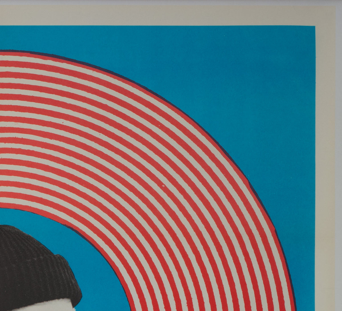 One Flew Over the Cuckoo's Nest R1970s Italian 2 Foglio Film Movie Poster - detail