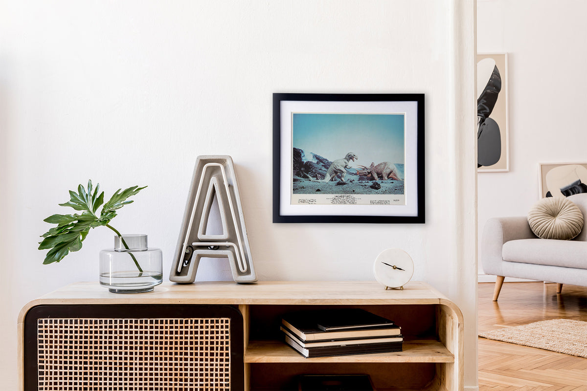 One Million Years BC 1966 Film Movie Lobby Card Framed