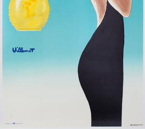 Orangina Light 1988 French Beverage Advertising Poster Bernard Villemot - detail