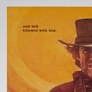 Pale Rider 1985 International 1 Sheet Film Movie Poster, David Grove - detail