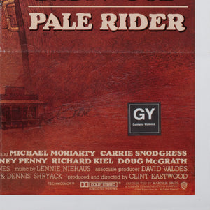 Pale Rider 1985 International 1 Sheet Film Movie Poster, David Grove - detail