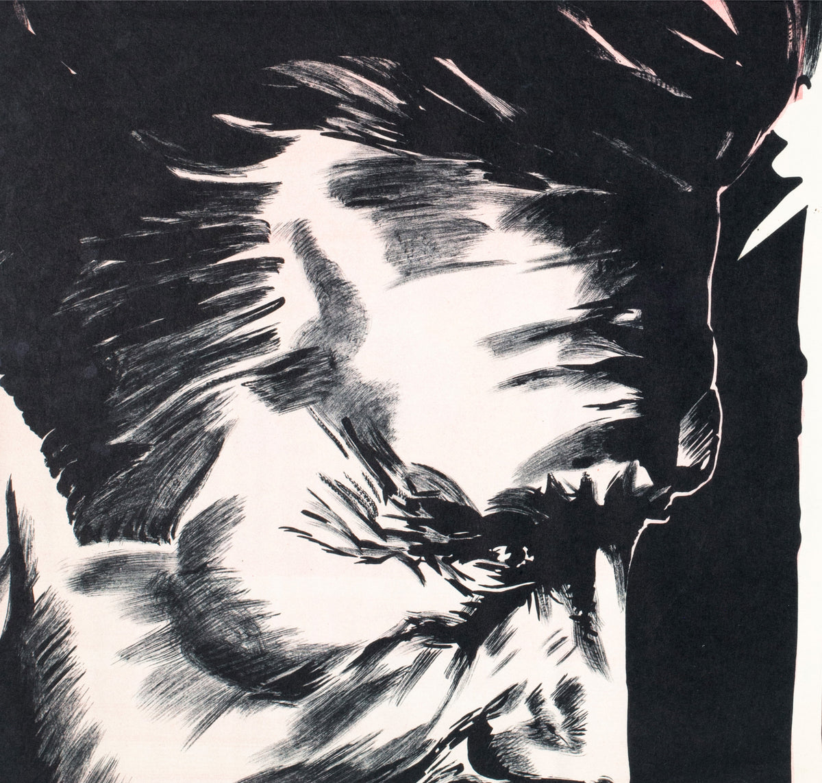 Paths of Glory 1957  Swedish Film Poster Gösta Åberg - detail