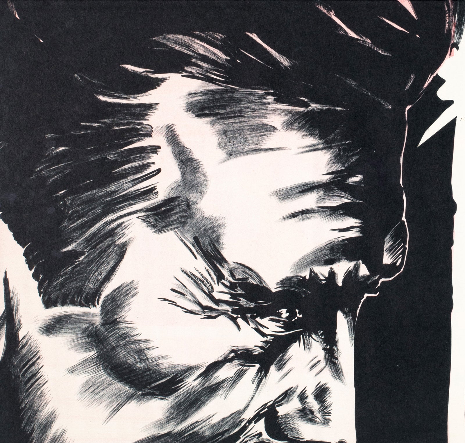 Paths of Glory 1957  Swedish Film Poster Gösta Åberg - detail