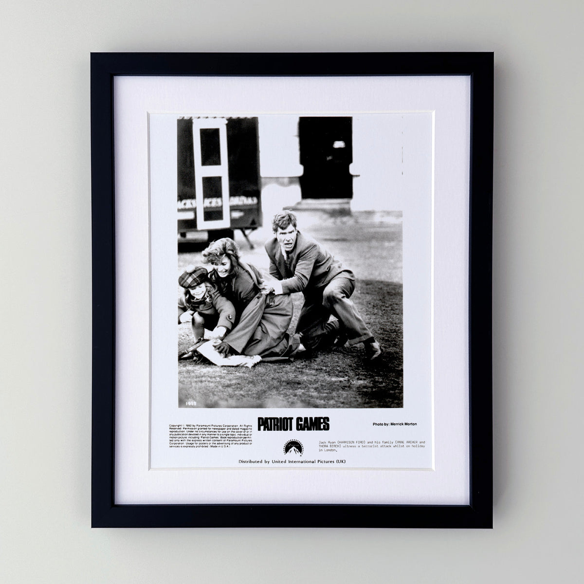 Patriot Games 1992 Film Movie Press Publicity Still Framed
